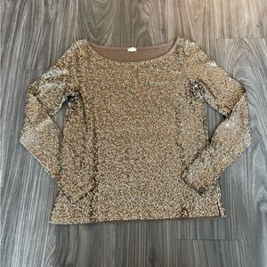 J. Crew Sequins Top